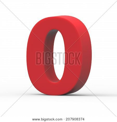 Right Red Number 0