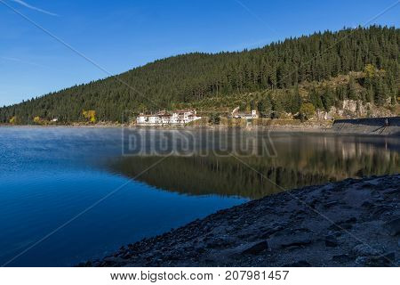 Amazing Autumn Landscape of  Golyam Beglik Reservoir, Pazardzhik Region, Bulgaria