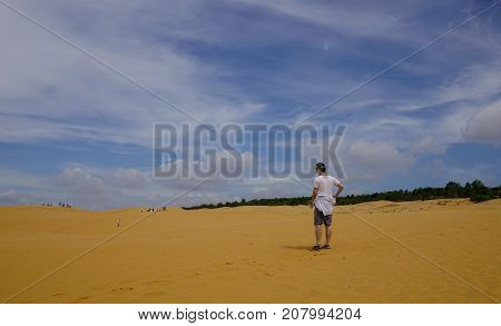 Sand Dunes In Phan Thiet, Vietnam