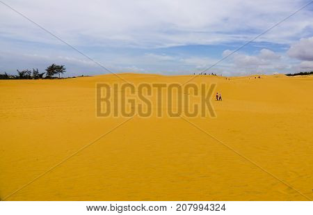 Sand Dunes In Phan Thiet, Vietnam