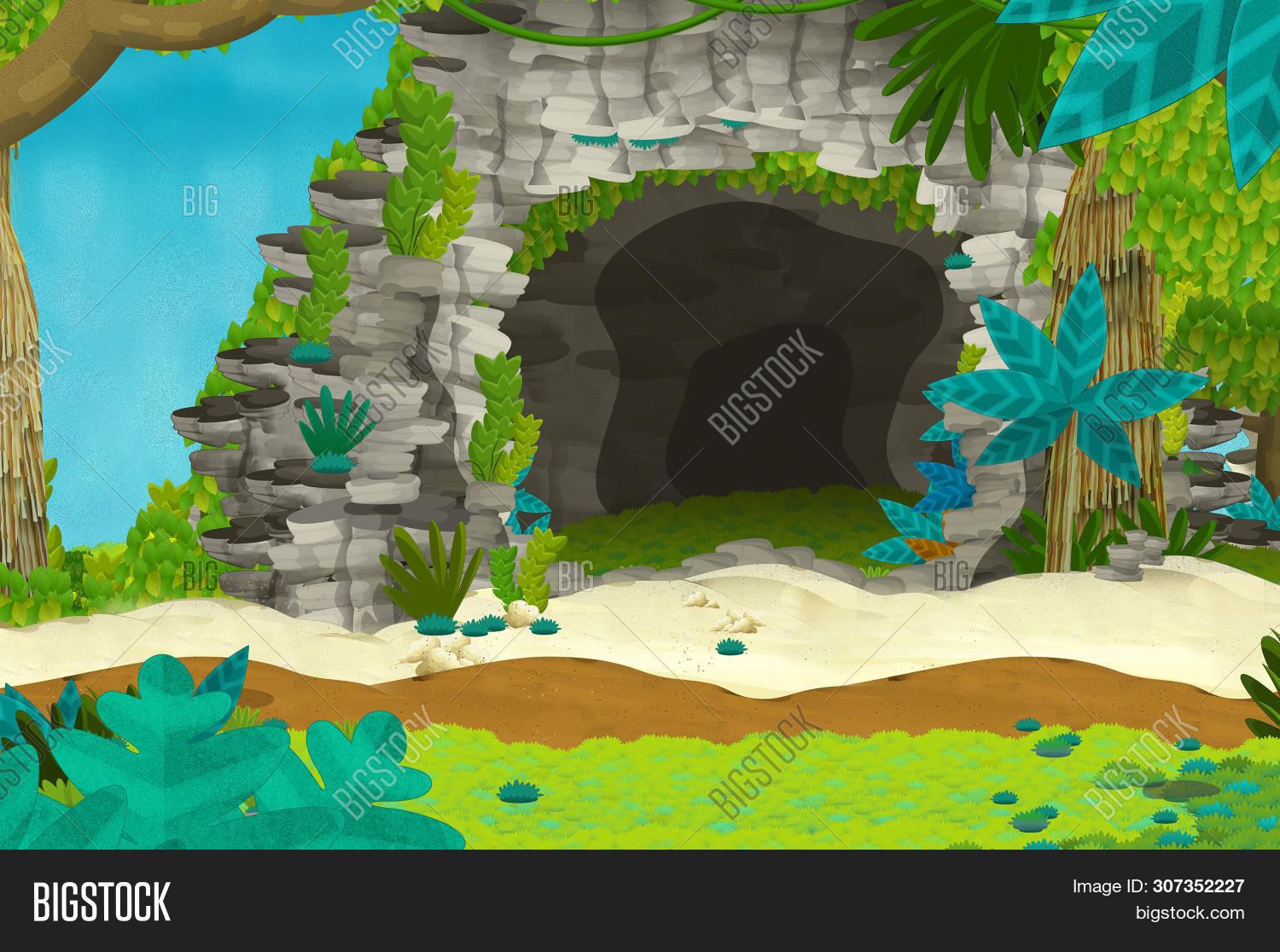 Cartoon Background Image Photo Free Trial Bigstock