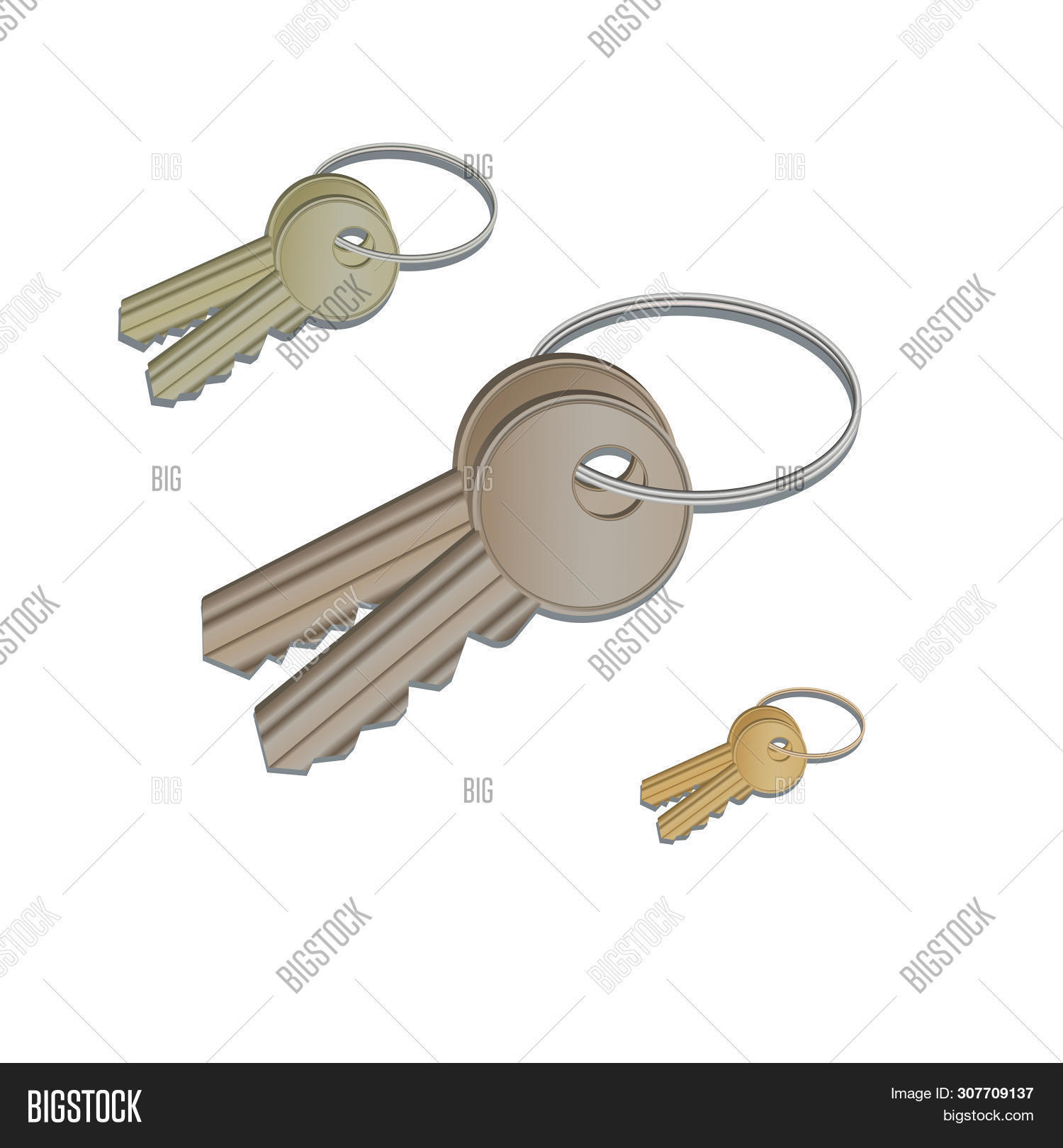 Set Realistic Keys Vector & Photo (Free Trial) | Bigstock