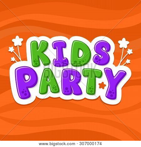 Vector Illustration Alphabet. Cartoon Letters. Kids Party.