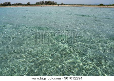 The Beach Of Vendicari, In The Sicily Region