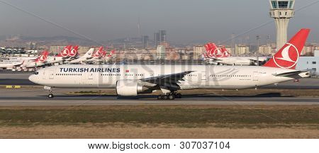 Airplane Takeoff From Airport