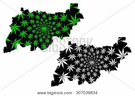Kostroma Oblast (russia, Subjects Of The Russian Federation, Oblasts Of Russia) Map Is Designed Cann