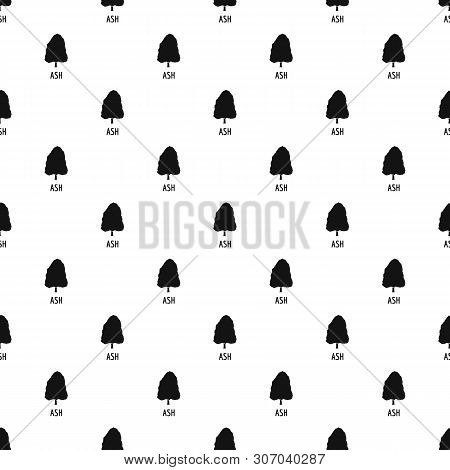 Ash Tree Pattern Seamless Vector Repeat Geometric For Any Web Design