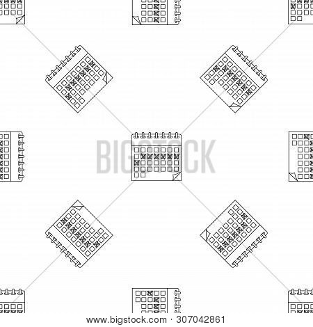 Contraceptive Calendar Pattern Seamless Vector Repeat Geometric For Any Web Design