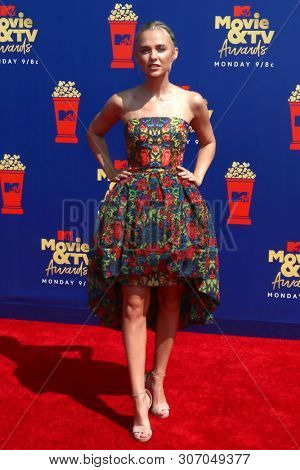 LOS ANGELES - JUN 15:  Madison Iseman at the 2019 MTV Movie & TV Awards at the Barker Hanger on June 15, 2019 in Santa Monica, CA