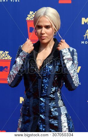 LOS ANGELES - JUN 15:   CJ Perry, Lana Perry at the 2019 MTV Movie & TV Awards at the Barker Hanger on June 15, 2019 in Santa Monica, CA