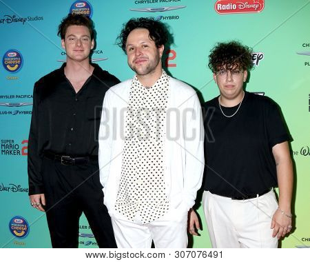 LOS ANGELES - JUN 16:  lovelytheband, Jordan Greenwald, Sam Price, Mitchy Collins at the ARDYs: A Radio Disney Music Celebration at the CBS Studio Center on June 16, 2019 in Studio City, CA