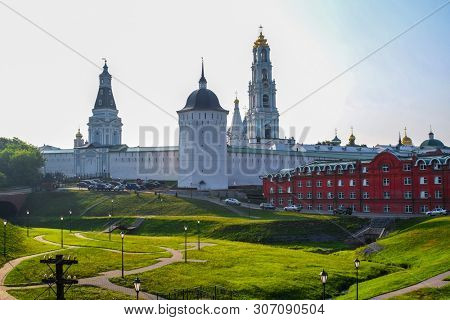 Sergiev Posad, Russia - June, 8, 2019: Troitse-sergiyevsky monastery