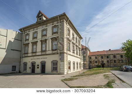 Vilnius, Lithuania. May 2019.   An External View Of  Radvila Palace Museum