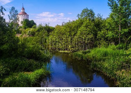 View to Kirillo-Belozersky Monastery in Kirillov, Russia