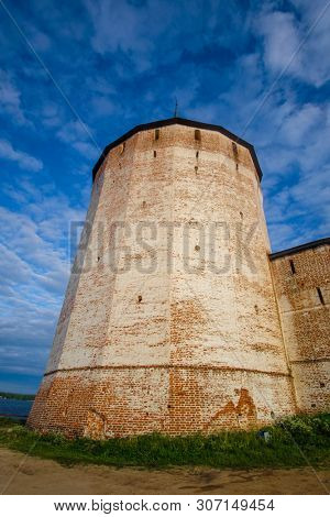 Tower of Kirillo-Belozersky Monastery in Kirillov, Russia