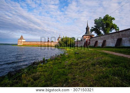 View to Kirillo-Belozersky Monastery in Kirillov, Russia
