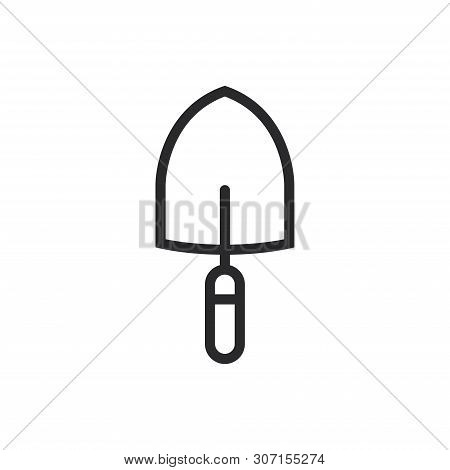 Shovel Icon Isolated On White Background. Shovel Icon In Trendy Design Style For Web Site And Mobile