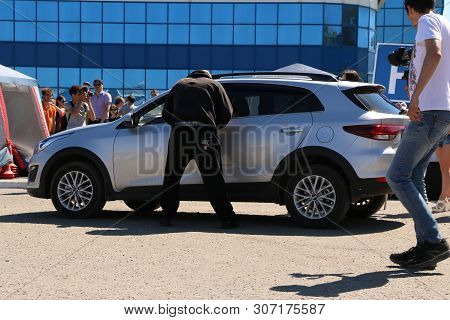 Yoshkar-ola, Russia, June 02, 2019: Exhibition Of Cars And Motorcycles - Festival - Yo Summit 2019 -