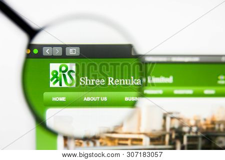 New York, New York State, Usa - 18 June 2019: Illustrative Editorial Of Shree Renuka Sugars Website 
