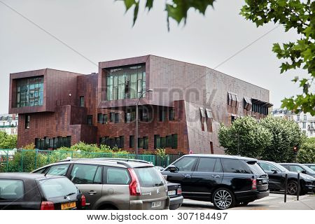 Paris, France - June 18, 2015: The Conservatoire Claude Debussy, Municipal Conservatory Of Music, Da