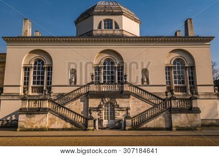 London, Uk - Mar 31, 2019 : In The Back Of Chiswick House On West London, Uk. Chiswick House Is A Ma