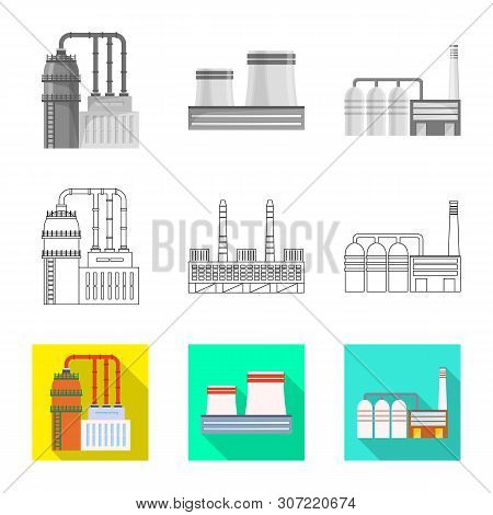 Vector Design Of Production And Structure Sign. Set Of Production And Technology Stock Vector Illust