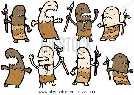 tribu de dibujos animados