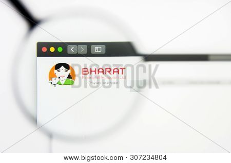 New York, New York State, Usa - 19 June 2019: Illustrative Editorial Of Bharat Financial Inclusion W