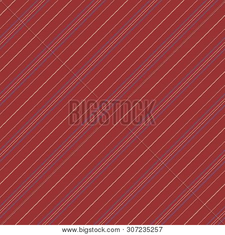 Dark Red Striped Seamless Background. Vector Illustration.