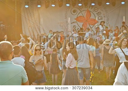August 16, 2019. Chernivtsi, Ukraine. Youth, Musical Ethno Festival 