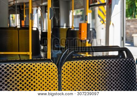 Inside Cabin View Of The Dresden Tram