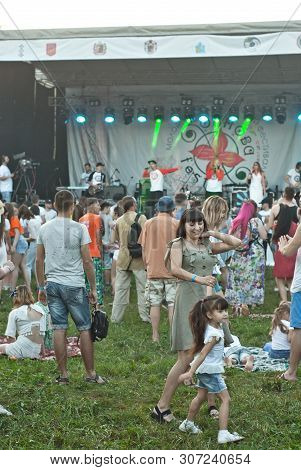 August 16, 2019. Chernivtsi, Ukraine. Youth, Musical Ethno Festival 