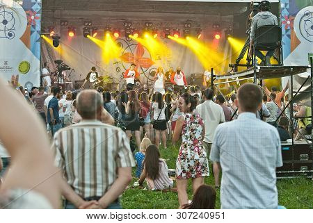 August 16, 2019. Chernivtsi, Ukraine. Youth, Musical Ethno Festival 
