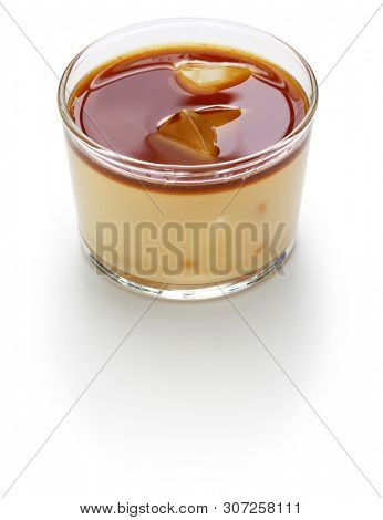 black and white, two color layered cocktail, homemade coffee liqueur and evaporated milk, alfonso13
