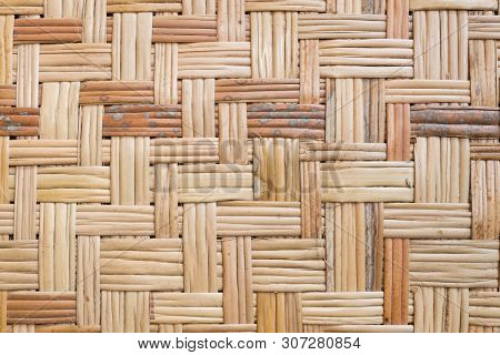 Bamboo Weave Texture Or Bamboo Weave Pattern Background . Weave Texture Or Weave Pattern In Classic 