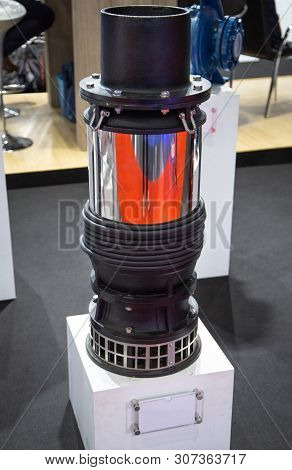Submersible Pump For Suctioning Collected Ground Water From A Sump Pit