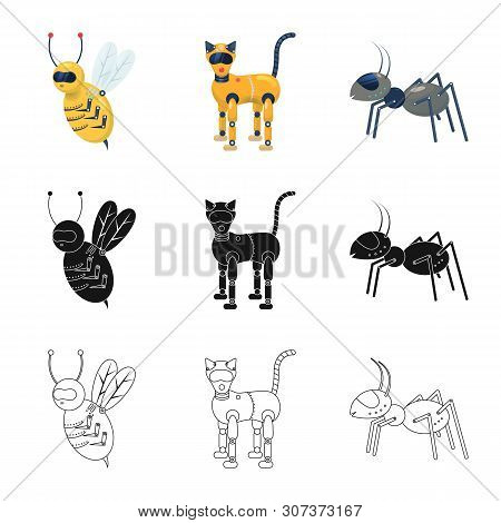 Vector Design Of Toy And Science Symbol. Set Of Toy And Toy Stock Vector Illustration.