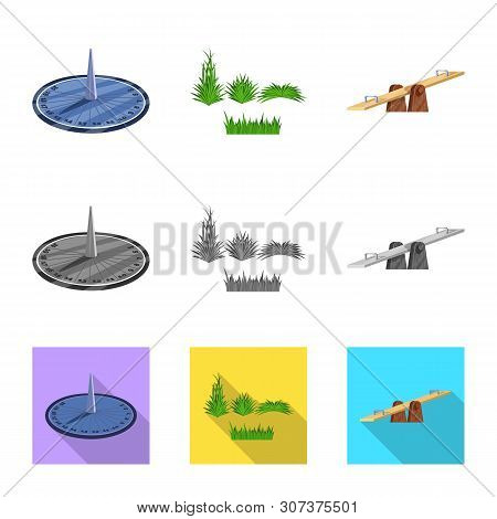 Vector Illustration Of Urban And Street Icon. Set Of Urban And Relaxation Stock Symbol For Web.