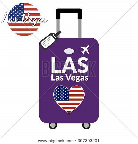 Luggage With Airport Station Code Iata Or Location Identifier And Destination City Name Las Vegas, L