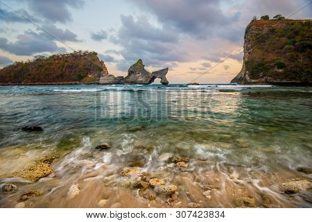 Sunset At Batu Atuh Nusa Penida - Bali, Indonesia