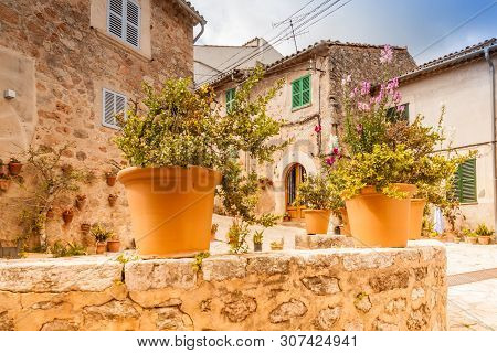 The Famos Old Town In Valdemosse, Mallorca