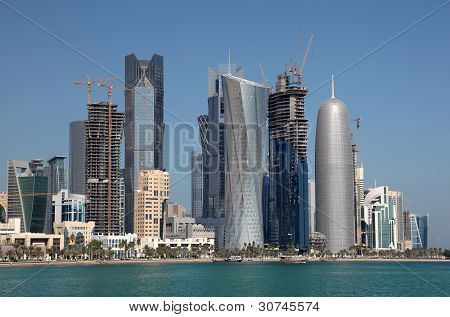 Nye Doha Downttown district, Qatar