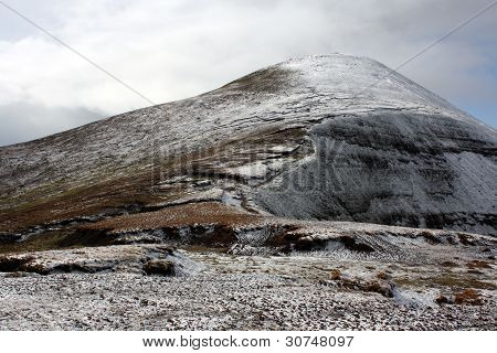 Las montañas de Galtee en invierno, Irlanda.