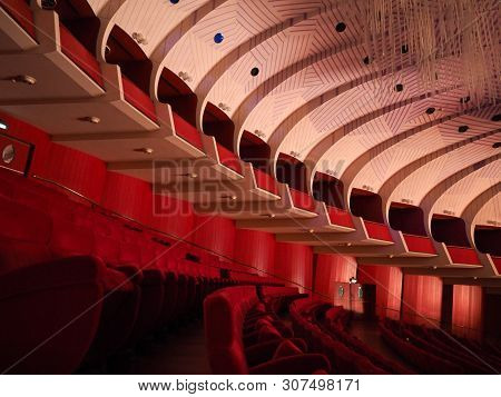 Teatro Regio (royal Theatre) Main Hall In Turin