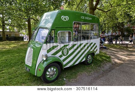 A Vintage Ice Cream Van