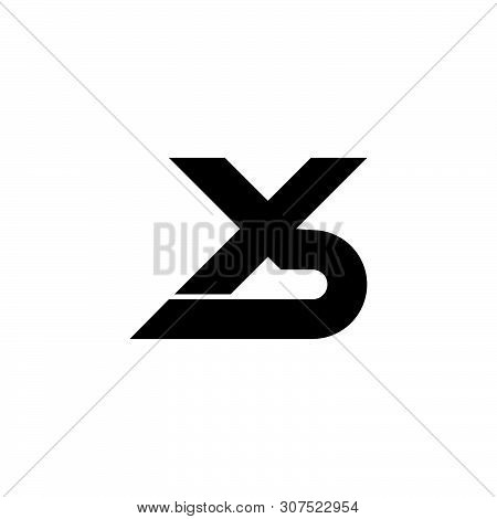 Letter Xb Simple Geometric Line Logo Vector