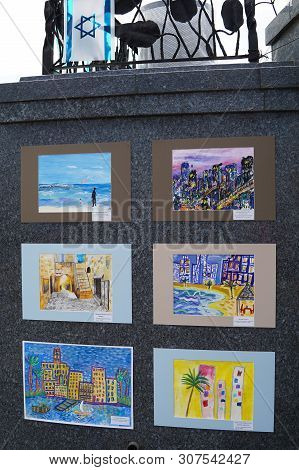 Minsk, Belarus - June 21, 2019. The First Day Of 2nd European Games. Main Fan Zone Palace Of Sports,