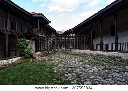 In Courtyard Of The Medieval Orthodox Monastery Of Rozhen, Near Melnik, Bulgaria