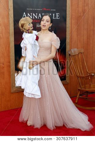 Katie Sarife at the Los Angeles premiere of 'Annabelle Comes Home' held at the Regency Village Theatre in Westwood, USA on June 20, 2019.