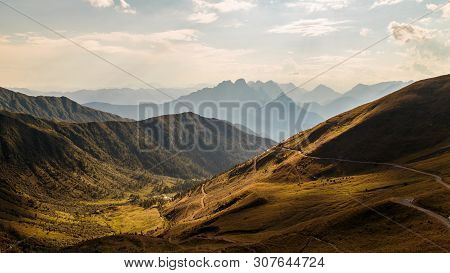 Sunset In The Carnic Alps, Friuli Venezia-giulia, Italy